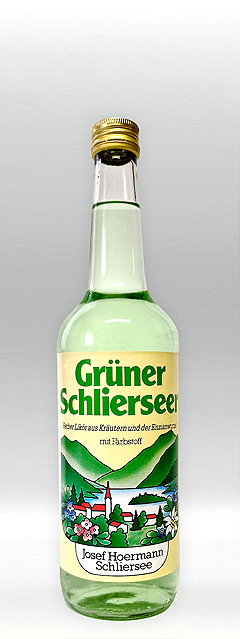 Bild 1 von Grüner Schlierseer 42 % vol.   | Inhalt: 0,70 L | Enthält: Farbstoff und *SELLERIE*